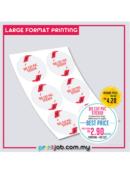 Die Cut PVC Sticker (Shape)